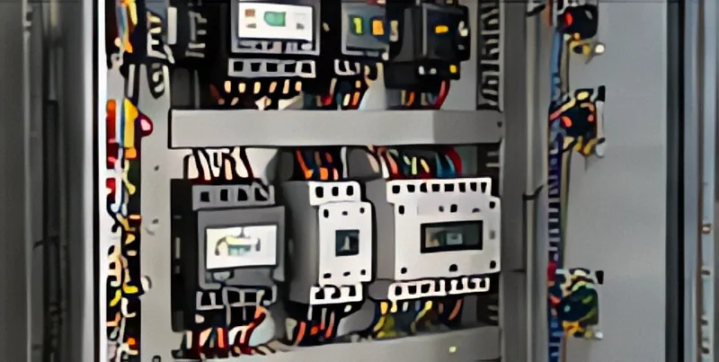 Tablero eléctrico con contactores y automatización
